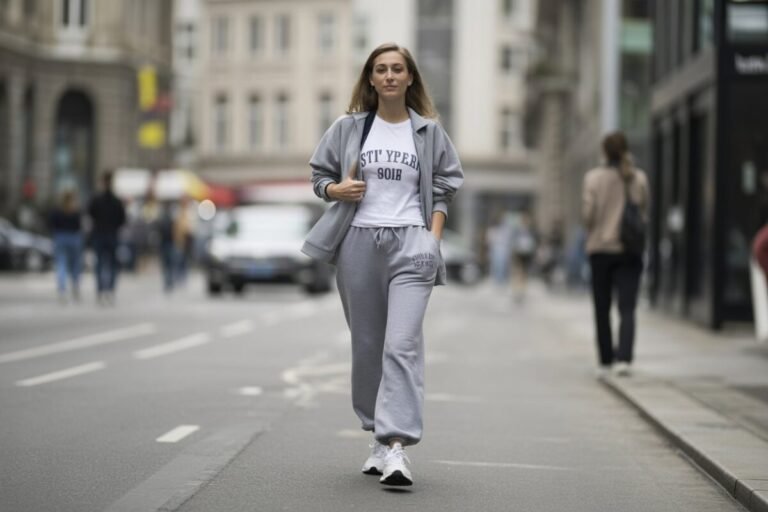 15 Grey Sweatpants Outfit Ideas That Look Comfy & Stylish